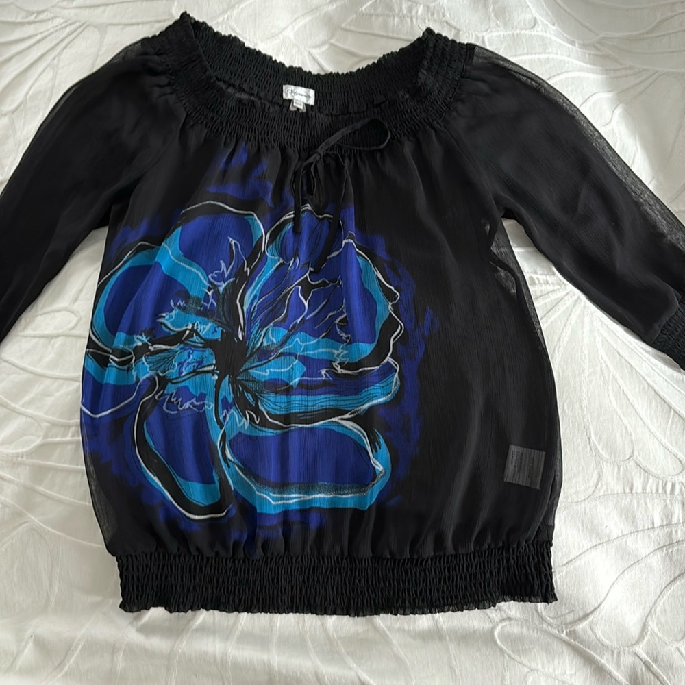 Dynamite Sheer Blouse